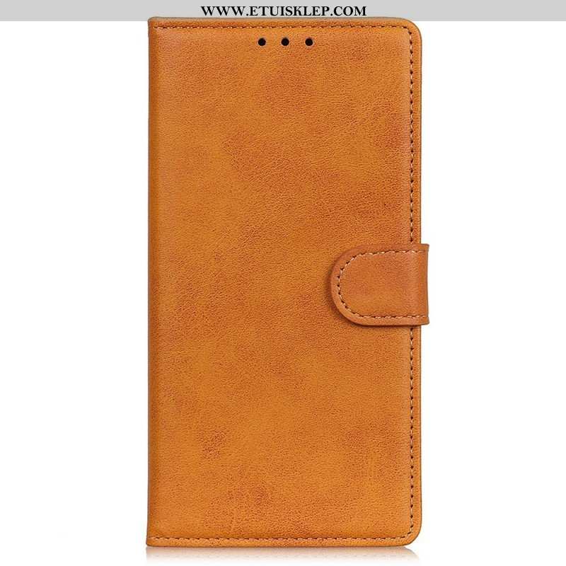 Etui Folio do Samsung Galaxy M33 5G Matowa Sztuczna Skóra